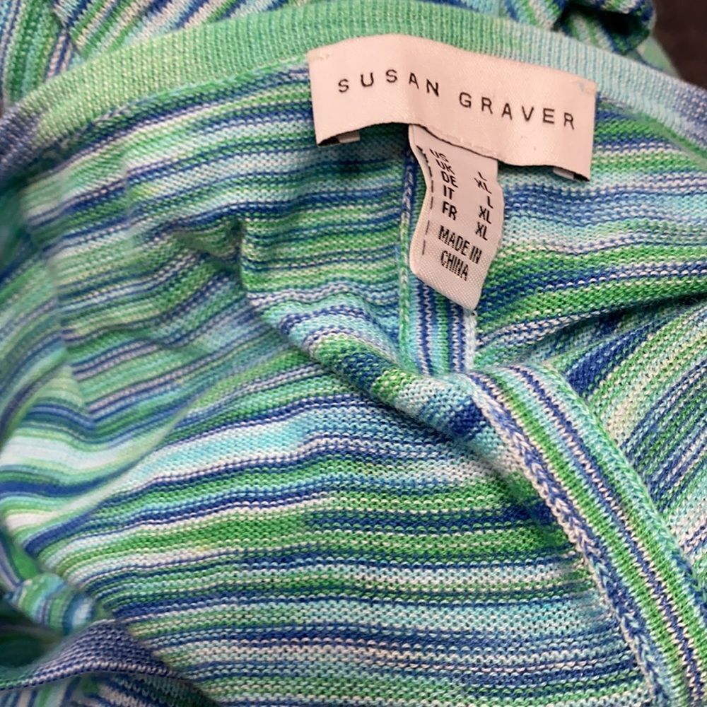 Susan Graver Tunic sz. L - Picture 2 of 2